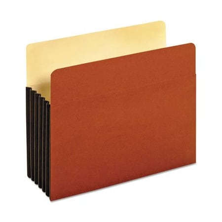 Tops Business Forms Pendaflex, FILE POCKET W/ TYVEK, 5.25in EXPANSION, LETTER SIZE, REDROPE, 10PK 63274